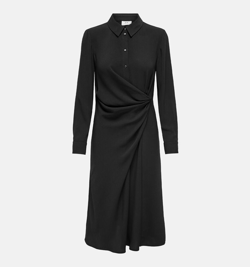 JDY Rizz Wrap Shirt Robe en Noir pour femmes (338155)
