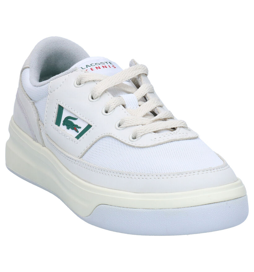 Lacoste Ecru Sneakers in stof (266912)