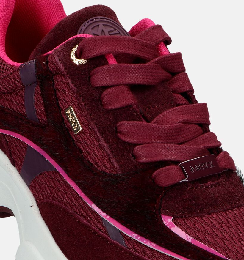 Mexx Moala Bordeaux Sneakers voor dames (328108) - geschikt voor steunzolen