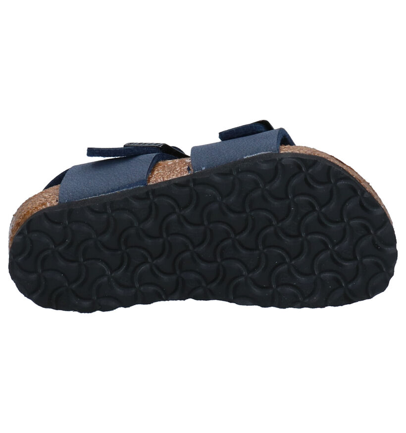 Birkenstock New York Sandales en Bleu pour filles, garçons (322480)