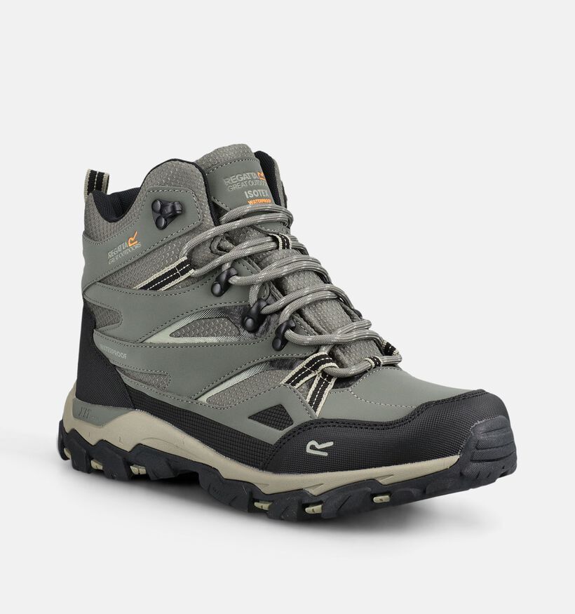 Regatta Holcombe III Groene Wandelschoenen voor heren (377533) - geschikt voor steunzolen