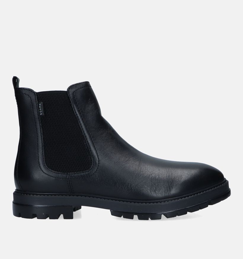 Scapa Zwarte Chelsea boots voor heren (332566)