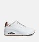 Skechers Uno Shimmer Baskets sportives en Blanc pour femmes (360893) - pour semelles orthopédiques