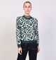 Vila Tip Jacquard Groene Trui voor dames (364100)