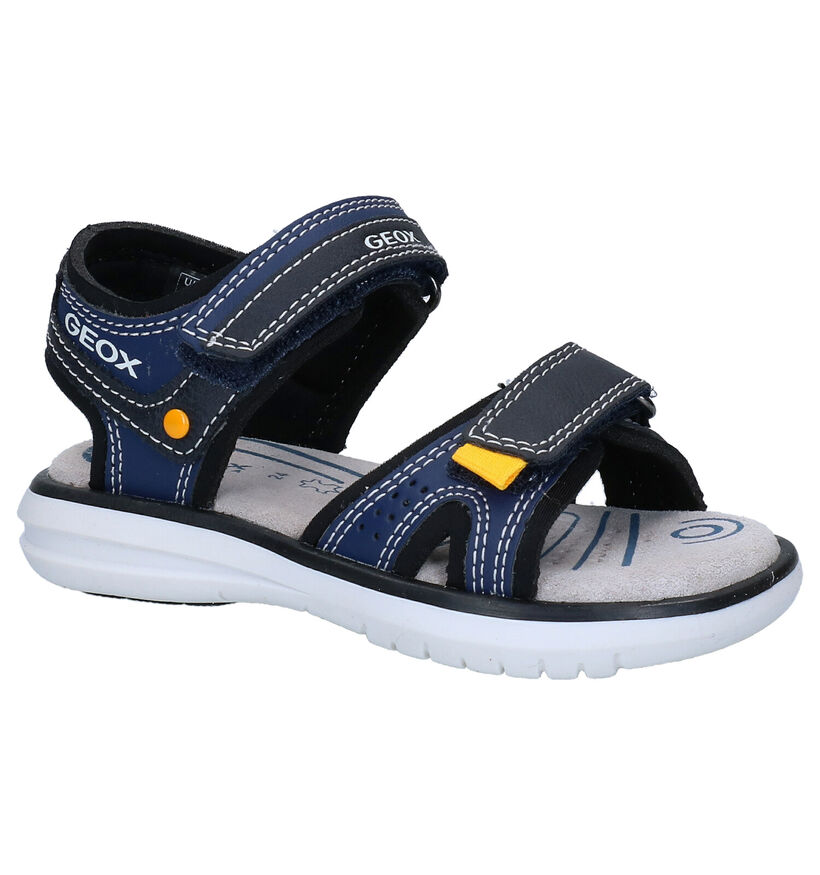 Geox Maratea Sandales en Bleu en simili cuir (302111)