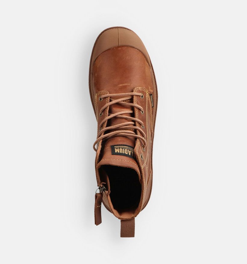 Palladium Pampa Zip Lth Legacy Cognac Veterboots voor heren (362108) - geschikt voor steunzolen