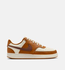 Nike Court Vision Low Cognac Sneakers voor dames (359905) - geschikt voor steunzolen