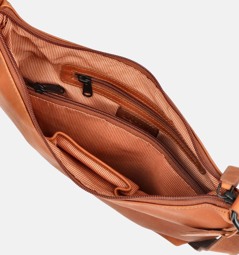 Saccoo Fundo Sac à bandoulière en Cognac pour femmes (366276)