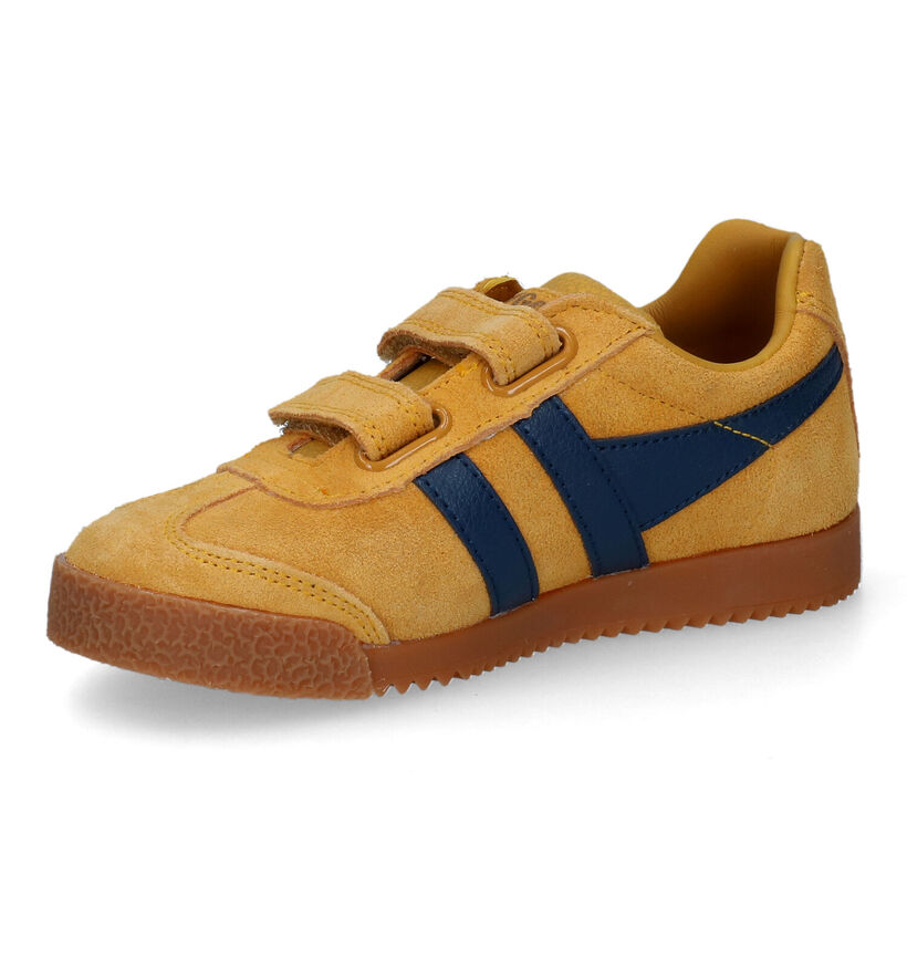 Gola Harrier Strap Blauwe Sneakers voor meisjes, jongens (335822)