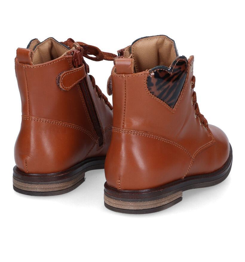 STONES and BONES Etami Bottines en Cognac pour filles (295038) - pour semelles orthopédiques