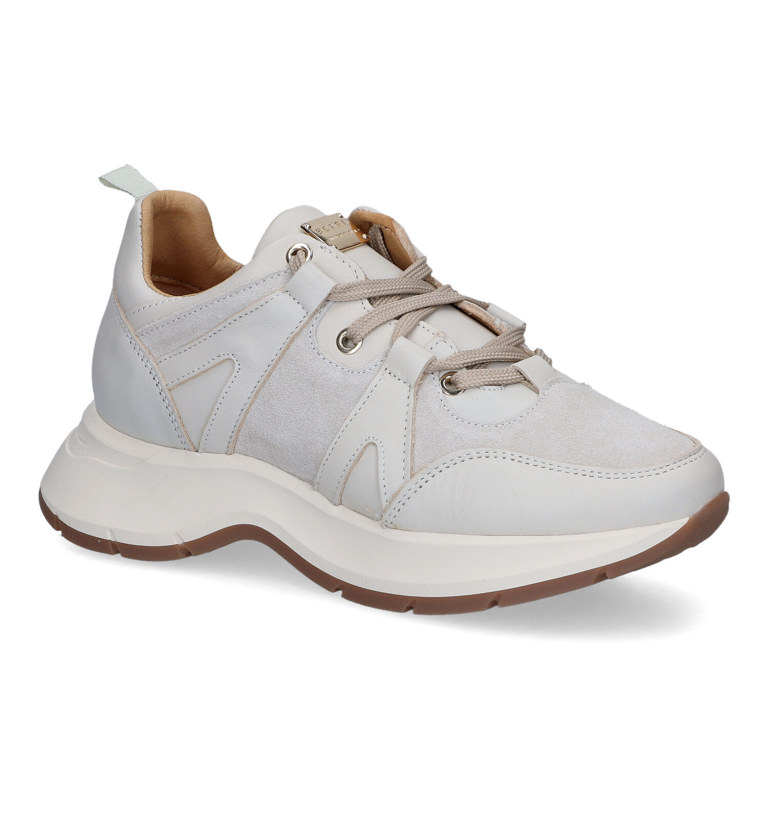 Scapa Ecru Sneakers Dames Sneakers Online op TORFS.BE