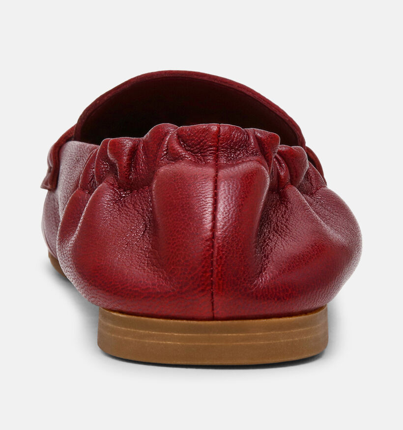 Steve Madden Newbury Chaussures plates en Rouge fonc&eacute; pour femmes (378156)