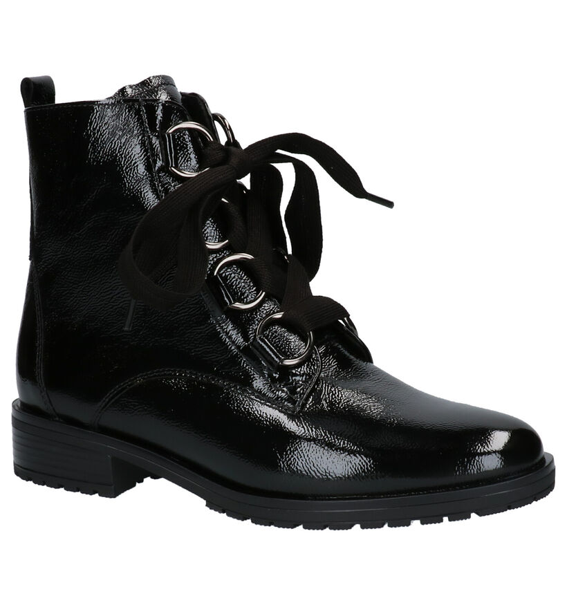 Gabor OptiFit Bottines en Noir en cuir (260236)