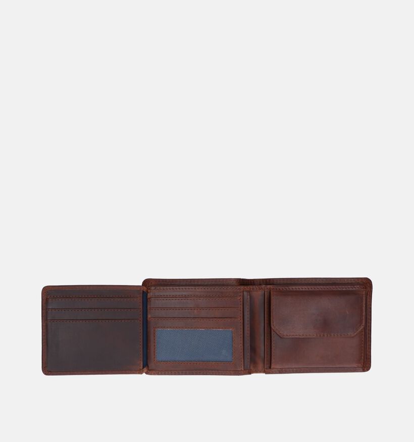 Maverick Bruine Portefeuille voor heren (358807)