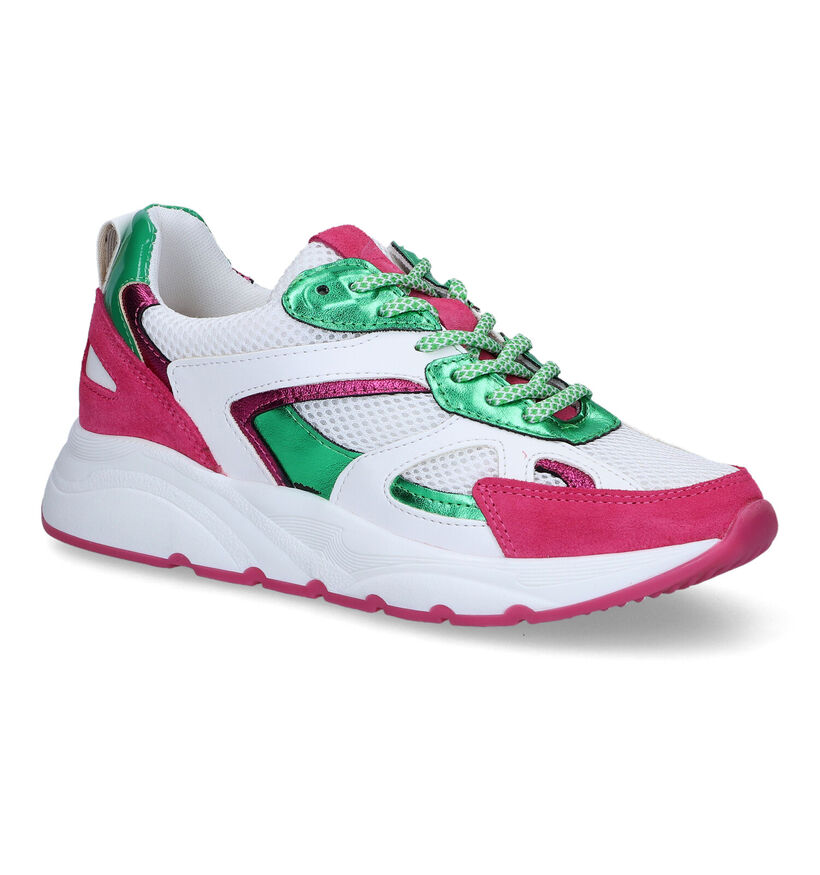 Poelman Baskets casual en Blanc pour femmes (317110)