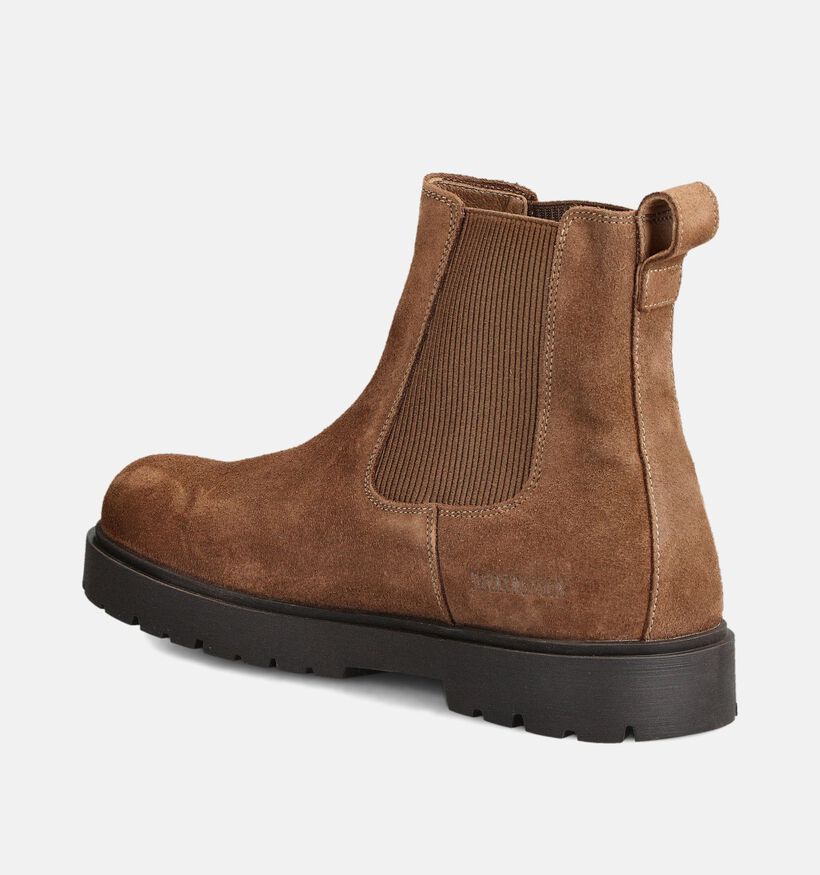 Birkenstock Highwood Mid Bottines Chelsea en Marron pour hommes (360276) - pour semelles orthopédiques