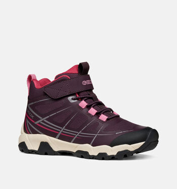 Geox Respira Mid Baskets Bordeaux