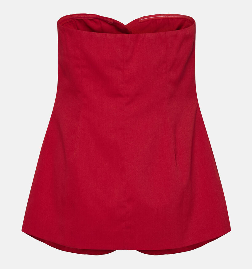 Pieces Odette Rode Kostuumgilet voor dames (354095)