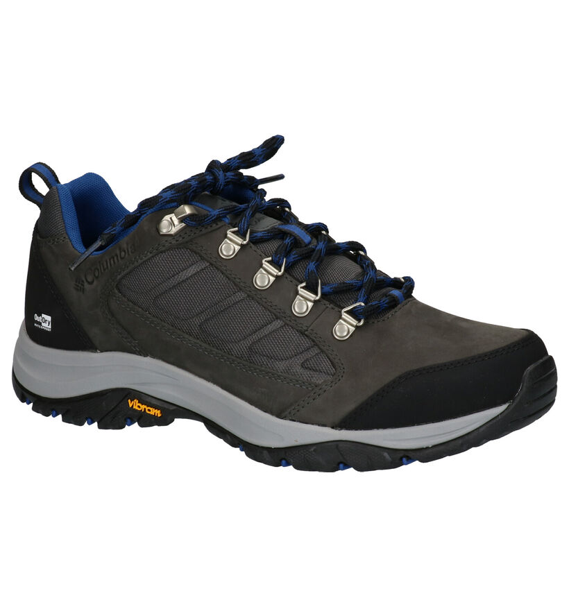 Columbia Redmond Outdry Chaussures de randonnée en Gris foncé en nubuck (252845)