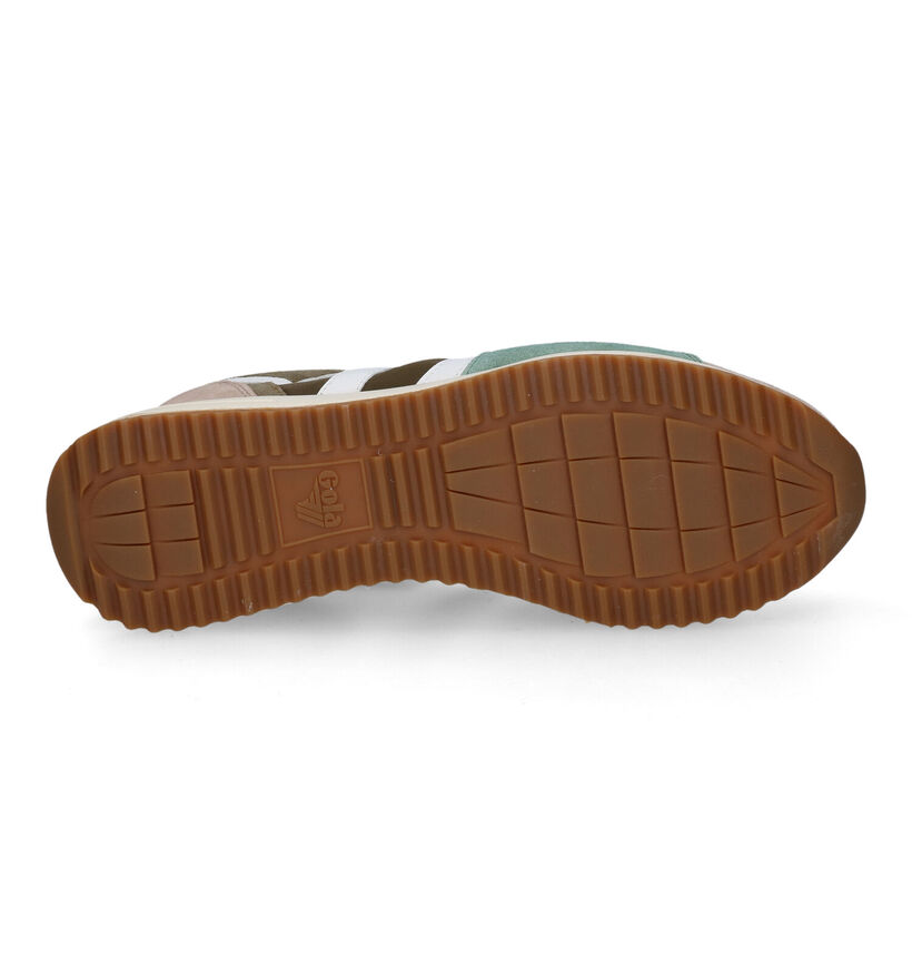 Gola Chicago CMB340 Baskets en Kaki pour hommes (305170) - pour semelles orthopédiques