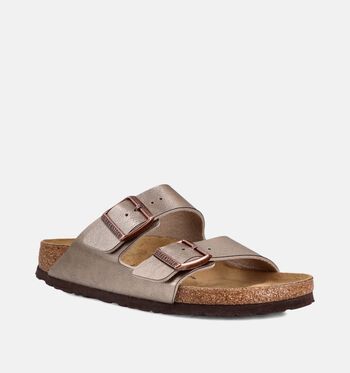 Birkenstock Arizona Slippers New Beige/Faded Khaki/Graceful Taupe