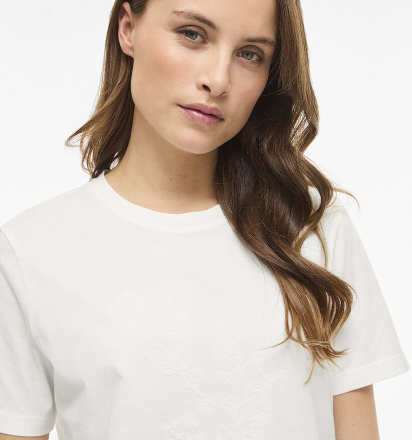 Vila Visybilla Rose Witte T-shirt voor dames (368044)