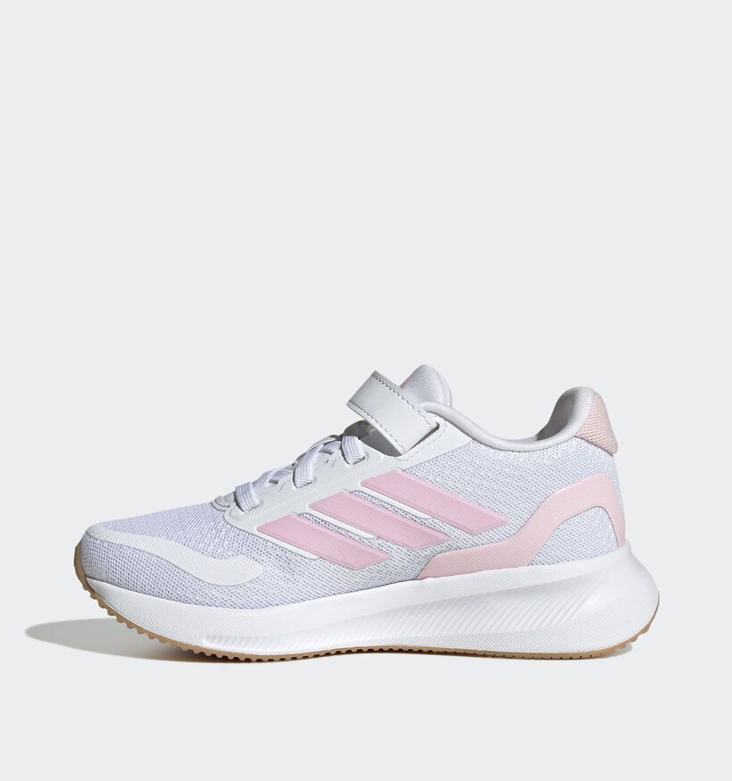 adidas RunFalcon 5 Witte/Roze Sneakers voor meisjes (359685) - geschikt voor steunzolen