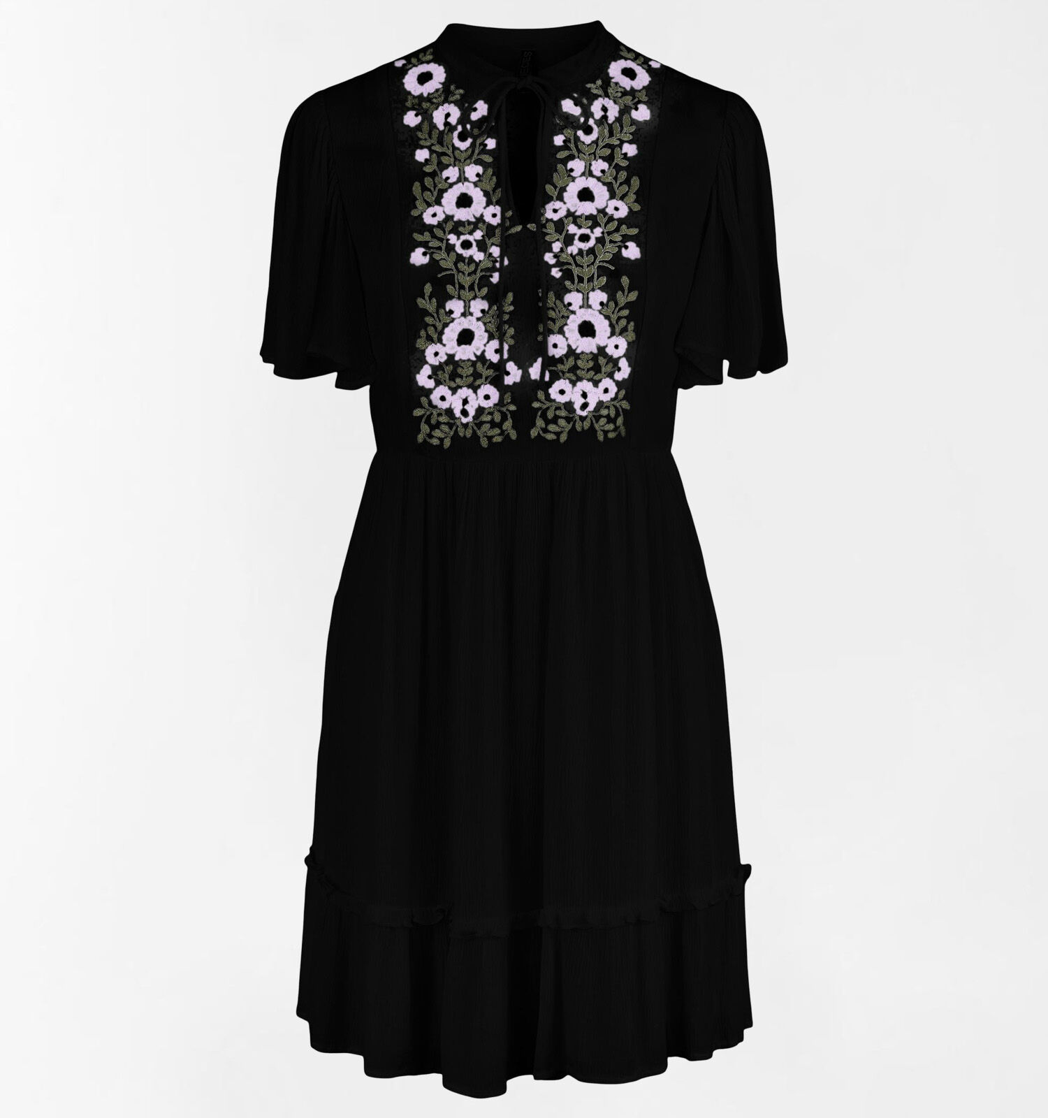 Pieces Veia Korte Zwarte Jurk Dames Kleedjes Online op TORFS.BE