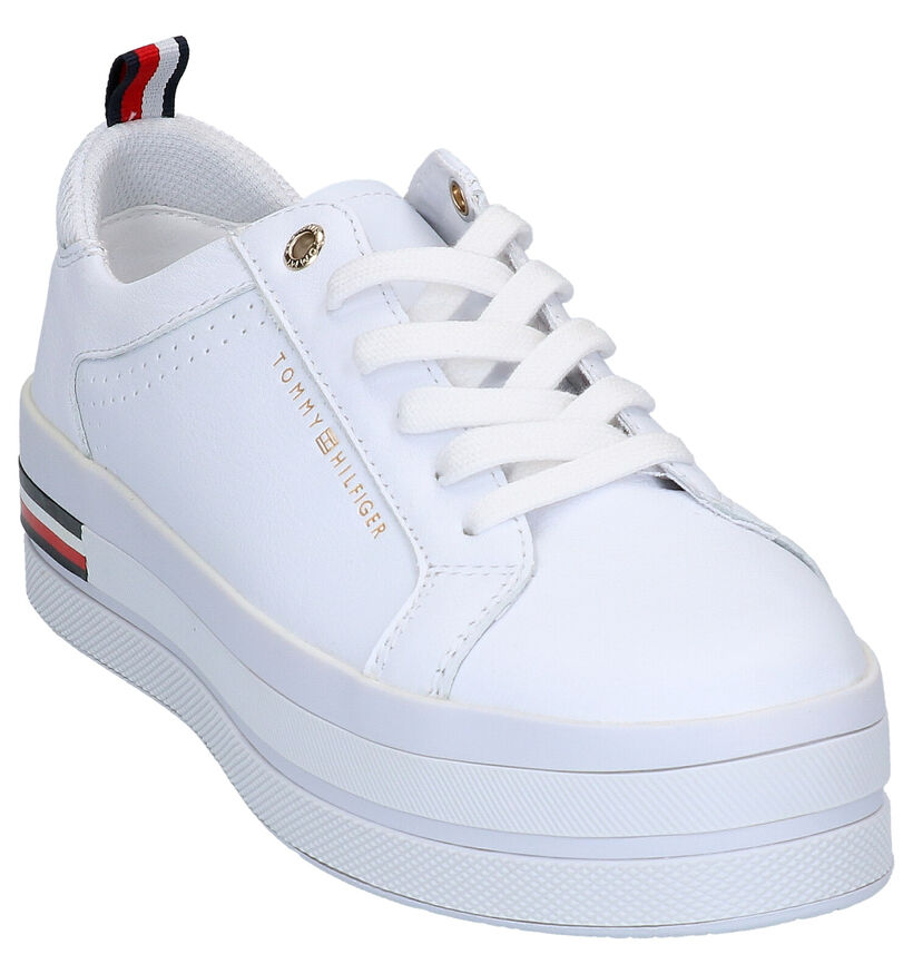 Tommy Hilfiger Witte Sneakers in leer (268315)