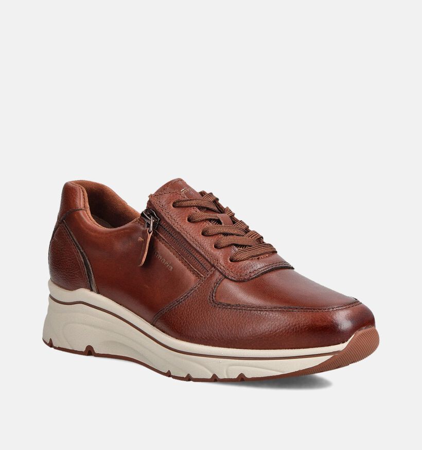 Tamaris Muscat Chaussures à lacets en Cognac pour femmes (360686) - pour semelles orthopédiques
