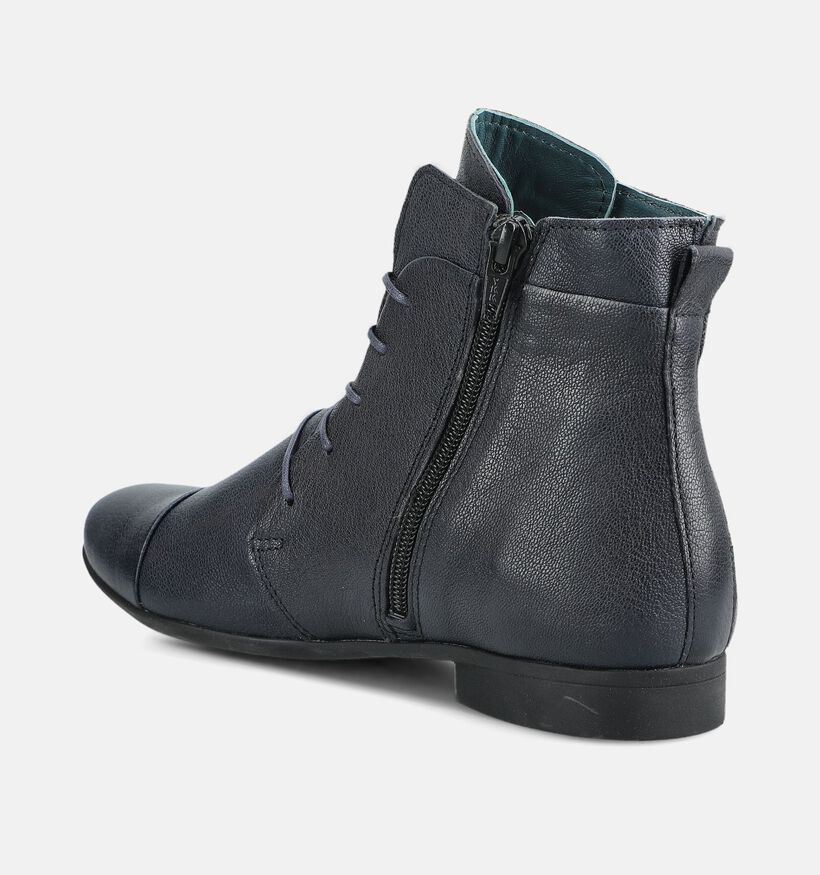 Think! Guad2 Donkerblauwe Boots met Veter voor dames (381353)