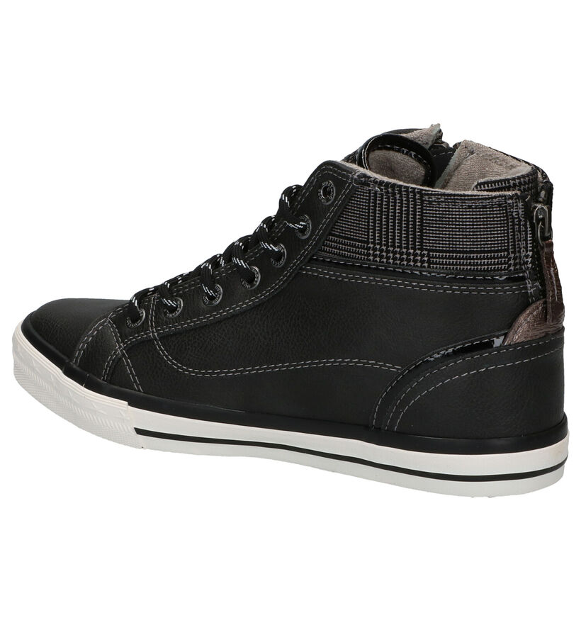 Mustang Grijze Hoge Sneakers voor dames (294326)