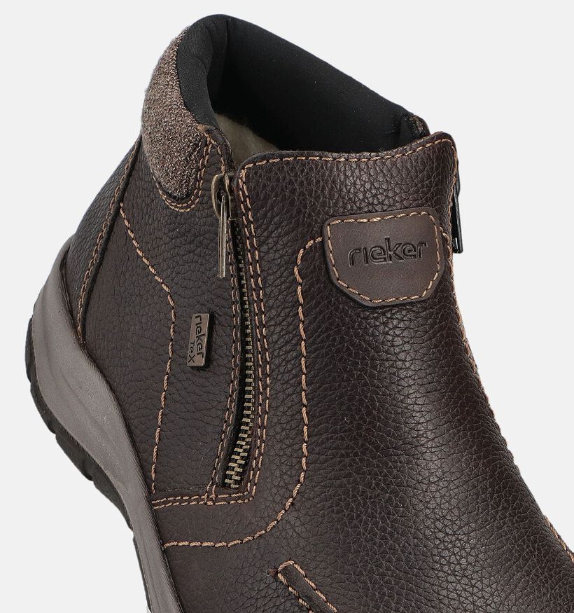 Rieker Bruine Boots met Rits voor heren (363505) - geschikt voor steunzolen