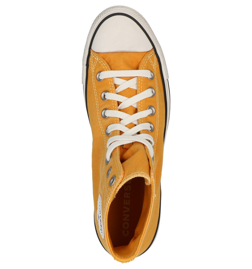 Converse Chuck Taylor All Star Hi Baskets en Noir pour femmes, hommes (361446)