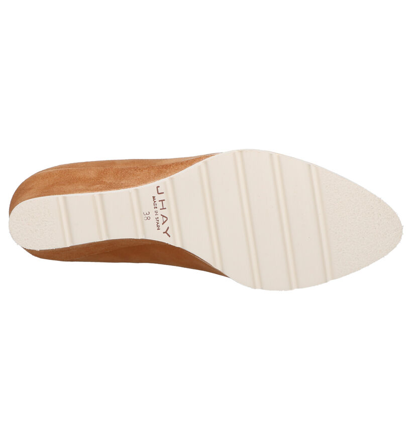 JHay Cognac Pumps in daim (273116)