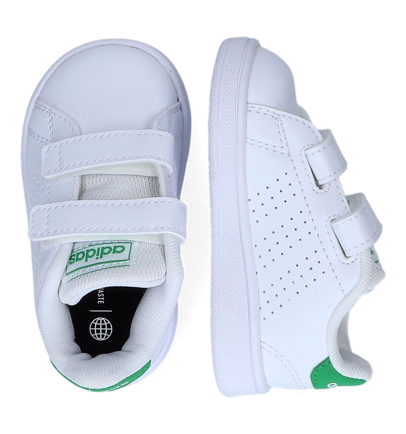 adidas Advantage CF Witte Sneakers voor jongens, meisjes (318956)