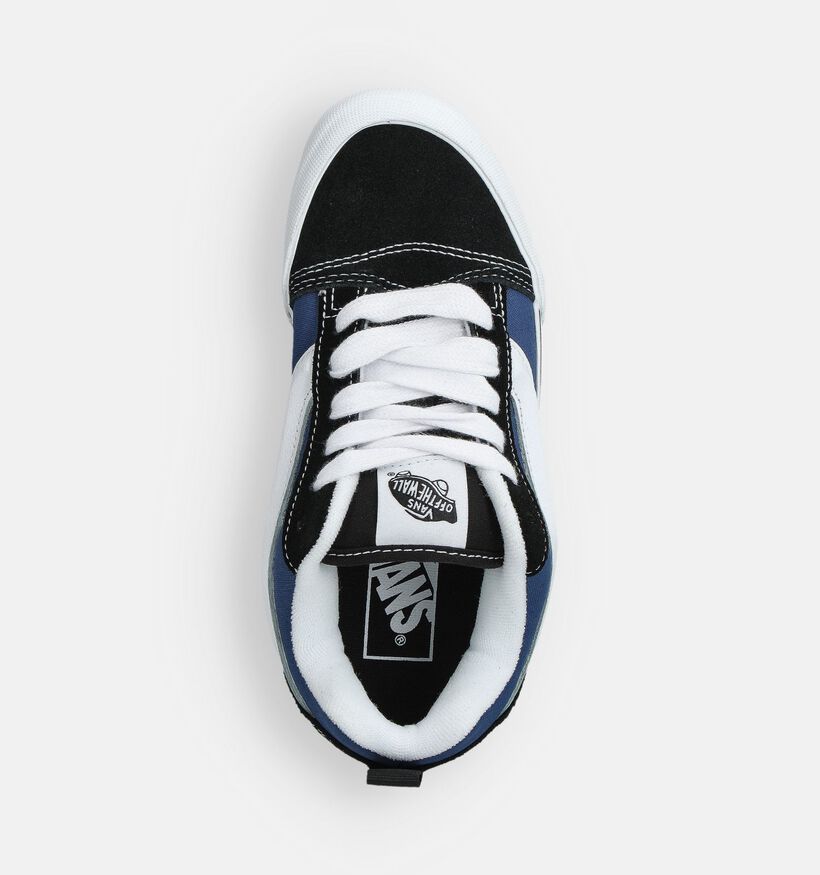 Vans Knu Skool Baskets en Bleu/Noir pour filles, garçons (361169)