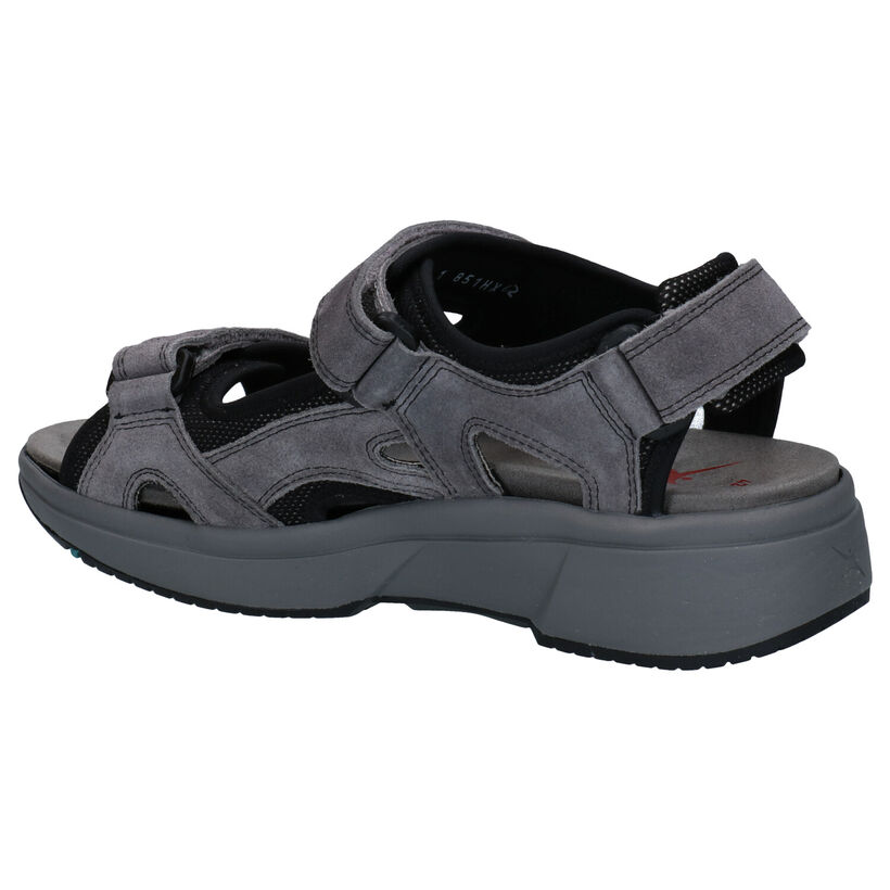 Xsensible Stretchwalker Timor Grijze Sandalen in daim (290313)