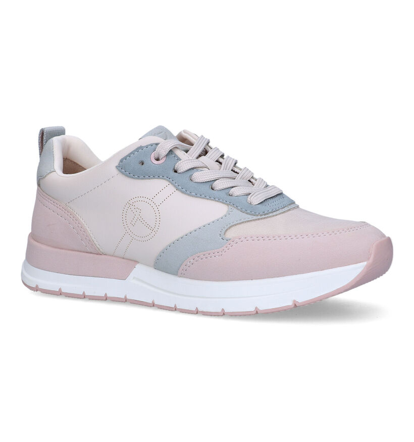 Tamaris Beige Sneakers in kunstleer (320653)