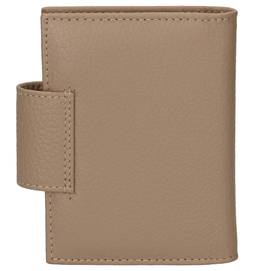 Crinkles Porte-cartes en Marron en cuir (263713)