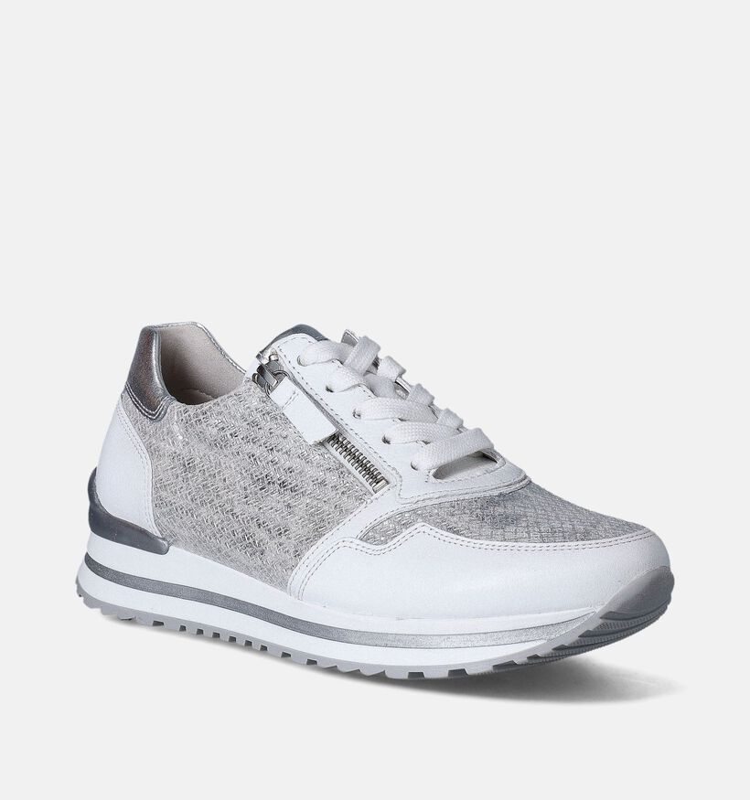 Gabor OptiFit Witte Sneakers voor dames (352051) - geschikt voor steunzolen