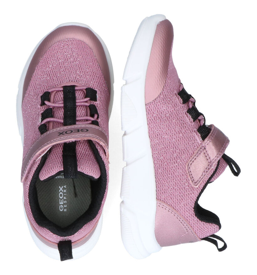 Geox Aril Baskets en Rose pour filles (312538) - pour semelles orthopédiques