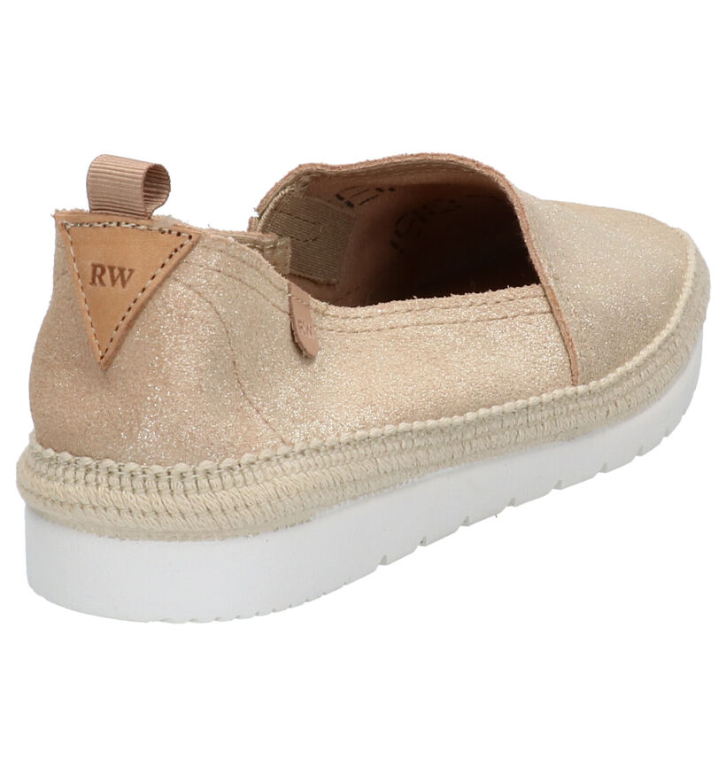 River Woods Gouden Instappers in nubuck (275665)