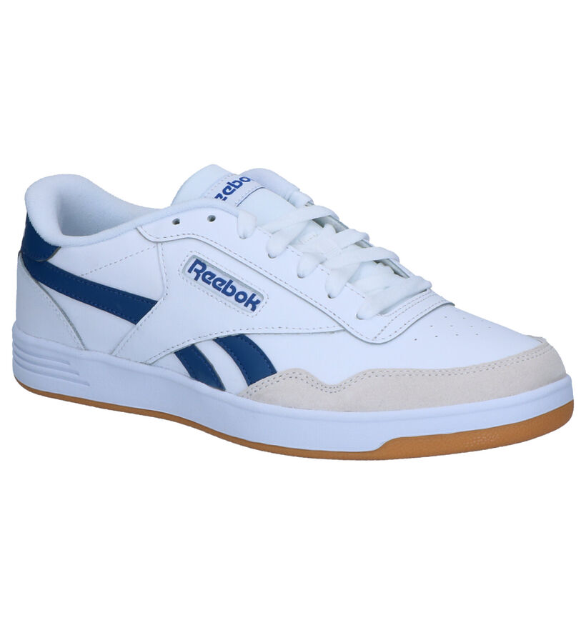 Reebok Royal Techqu Baskets en Blanc en cuir (312085)