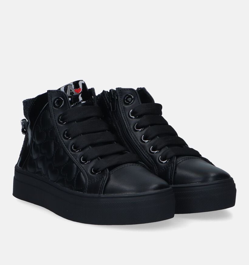 Asso Zwarte Sneakers voor meisjes (331080)