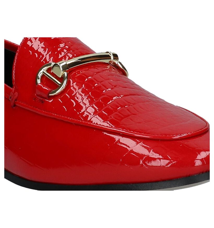Rode Laké Loafers Dune Guilt in lakleer (223096)