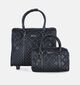 Olivia Lauren Black Night Zwarte Laptoptas met Handtas (Set) voor dames (373494)