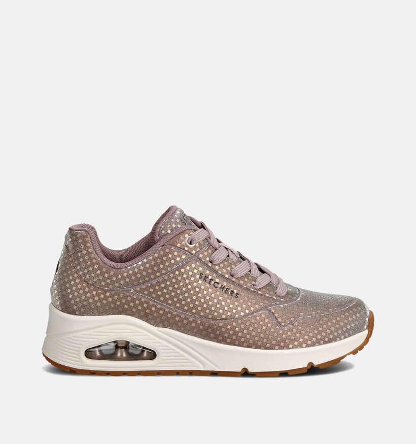 Skechers Uno Disco Baskets sportives en Or pour femmes (361033)