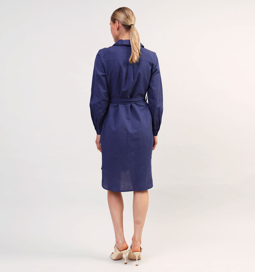Mexx Donkerblauwe midi-jurk voor dames (365607)