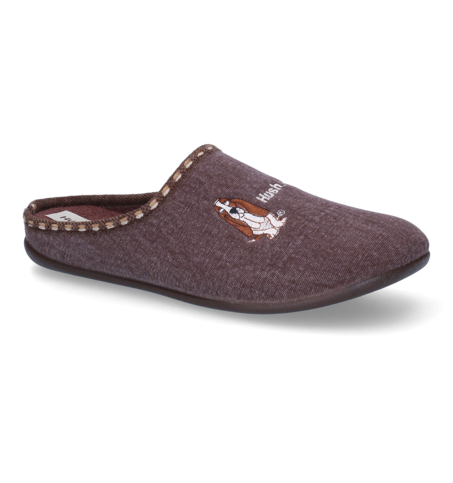 Hush Puppies Dalidi Bruine Pantoffels Heren Pantoffels Online op TORFS.BE